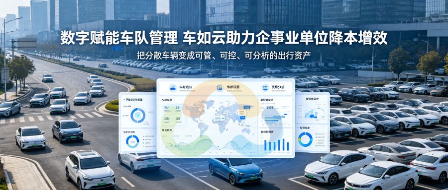 数字赋能车队管理 车如云助力企事业单位降本增效